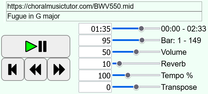 Main controls